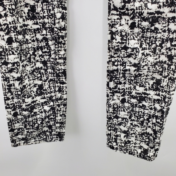 AG Adriano Goldschmied The Legging Super Skinny Jeans White Abstract Print - Picture 3 of 9